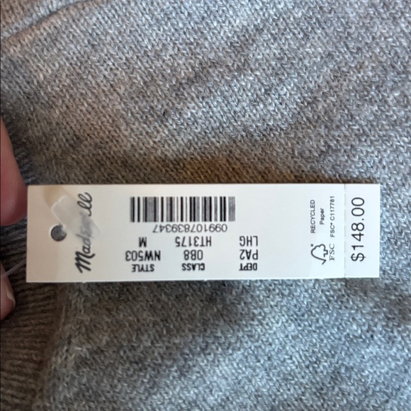 Madewell Relaxed Sweater Tee Cashmere - Picture 7 of 7